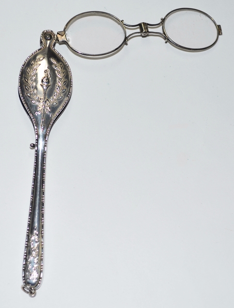 ANTIQUE STERLING LORGNETTE - Click Image to Close
