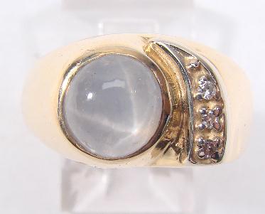 STAR SAPPHIRE RING - Click Image to Close