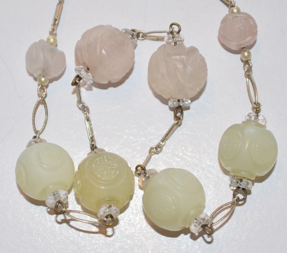 CARVED STONE NECKLACE